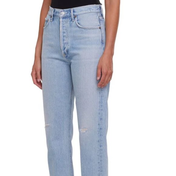 Agolde 90's Pinch Waist Jean in Flashback Size 27 - Picture 5 of 5